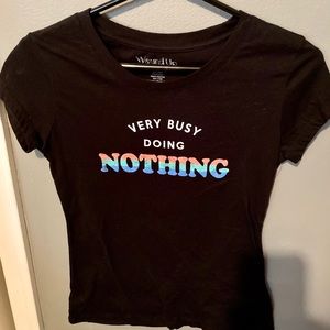 “Very Busy Doing Nothing” Graphic Tee